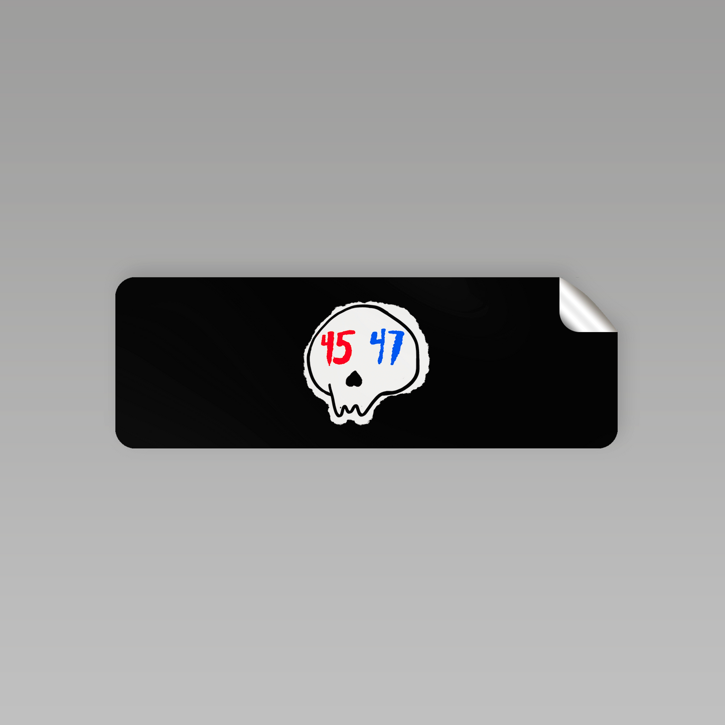 45 Now 47 Bumper Sticker