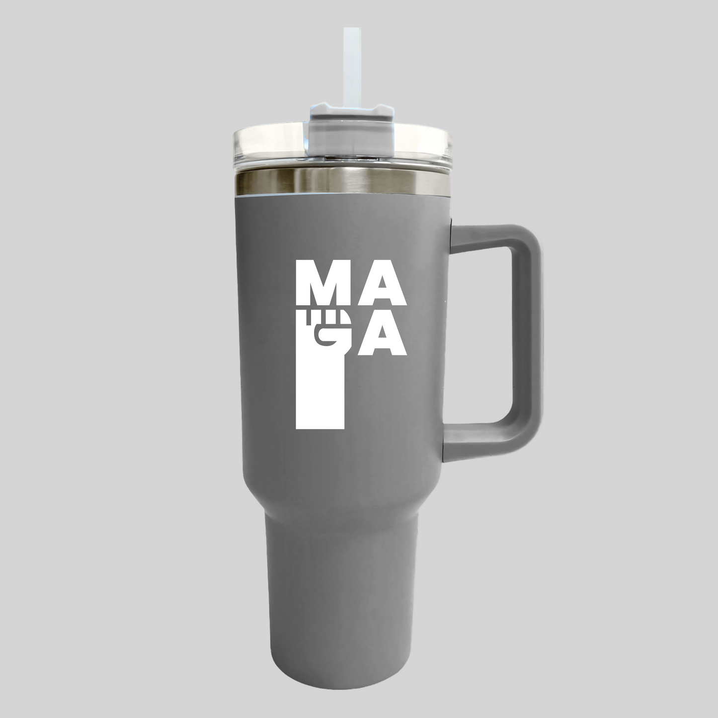 MAGA Raised Fist 40oz Tumbler with Straw