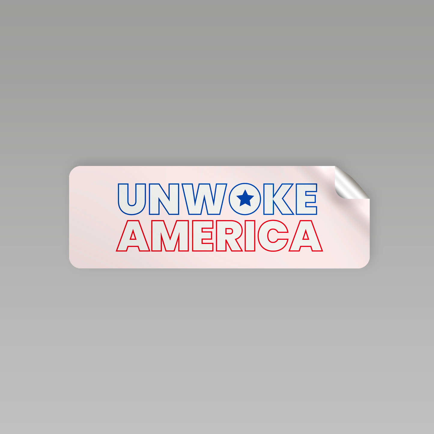 Unwoke America Bumper Sticker