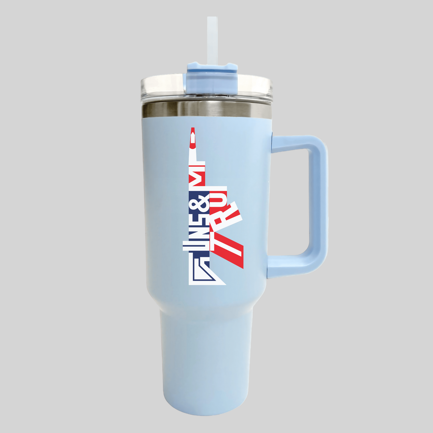 Guns & Trump 40oz Tumbler with Straw