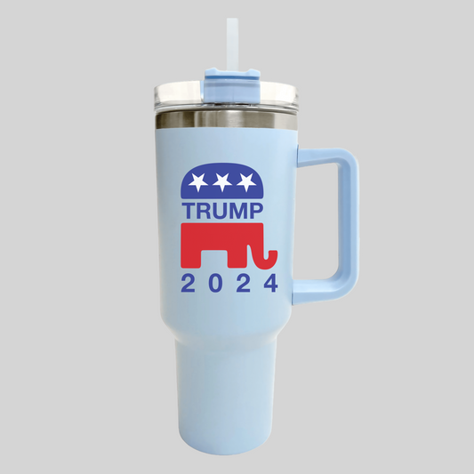 Republicans for Trump 2024 40oz Tumbler with Straw