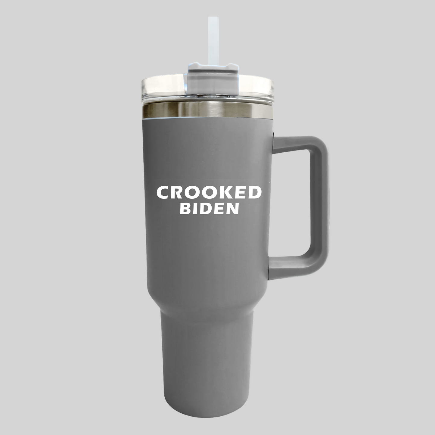 Crooked Biden 40oz Tumbler with Straw