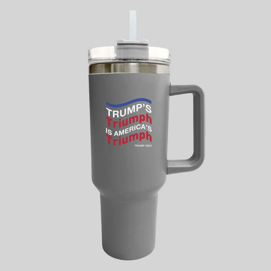 Trump's Triumph 40oz Tumbler with Straw