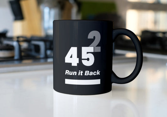 Run it Back 45 White Version Mug