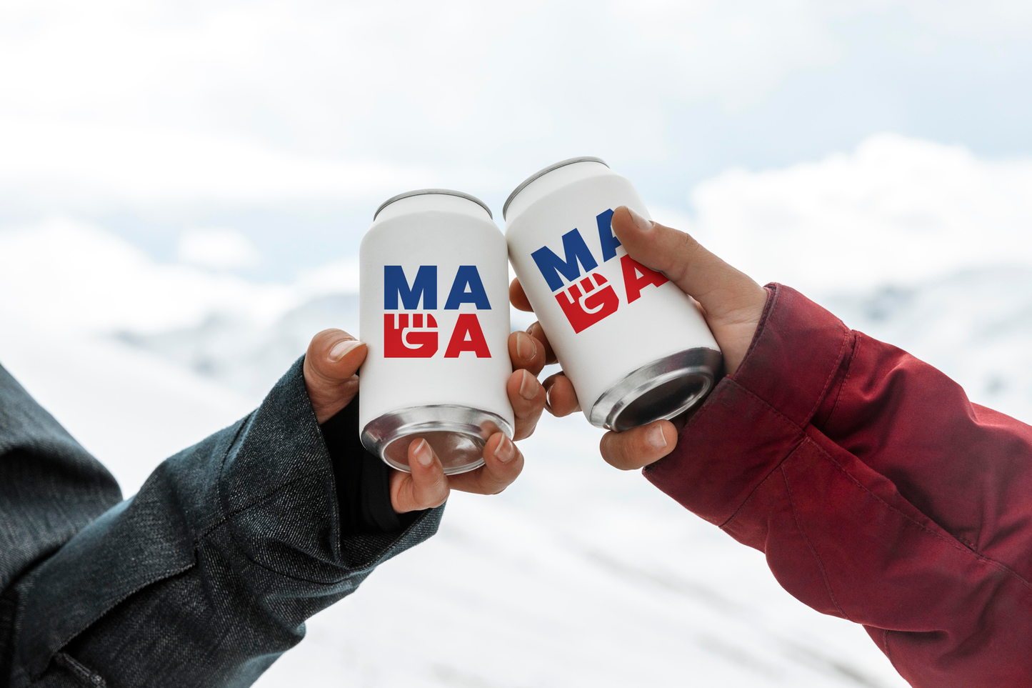 MAGA Fist Beverage Cozy