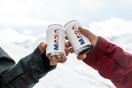 MAGA 'Merica Flag Beverage Cozy