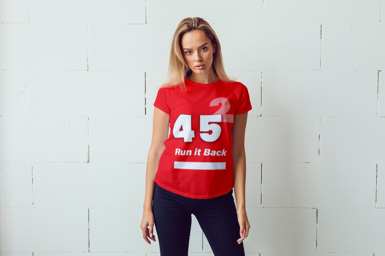 Run it Back 45 Shirt (White version)